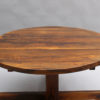 A French 1950's Solid Olive Tree Round Pedestal Dining/Center Table