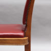 Set of Six Fine French Art Deco Walnut Dining Chairs by Maxime Old