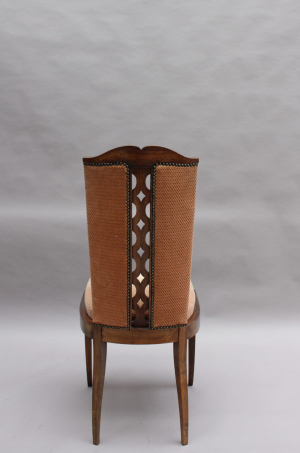 Set of 8 Fine French Art Deco Dining Chairs - Image 6