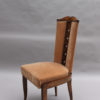 Set of 8 Fine French Art Deco Dining Chairs