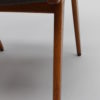 Set of 6 French Mid-Century Oak Dining Chairs by Roset