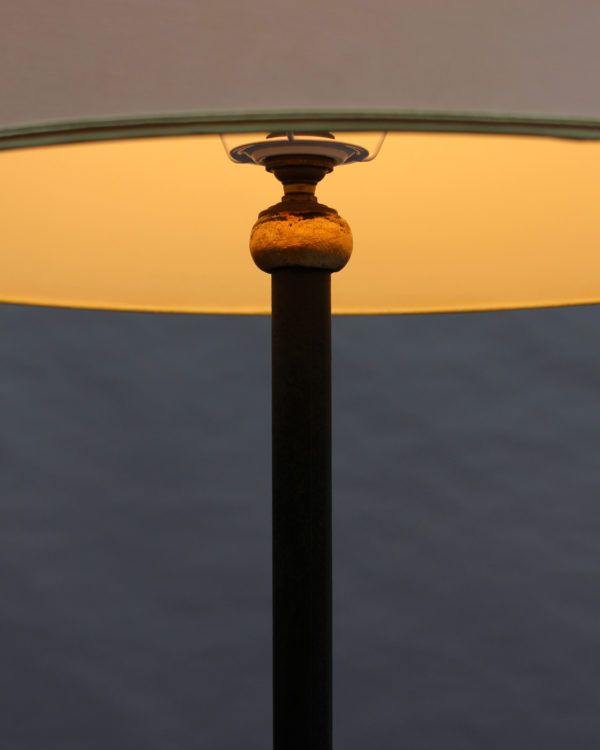 Fine French, 1940s Wrought Iron Lamp Floor - Image 5