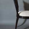 Set of 4 Fine French Art Deco Chairs Palissander and Stained Beech Side Chairs