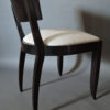 Set of 10 Fine French Art Deco Chairs Palissander and Stained Beech Side Chairs