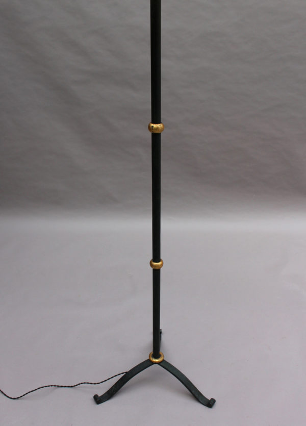 Fine French, 1940s Wrought Iron Lamp Floor - Image 6