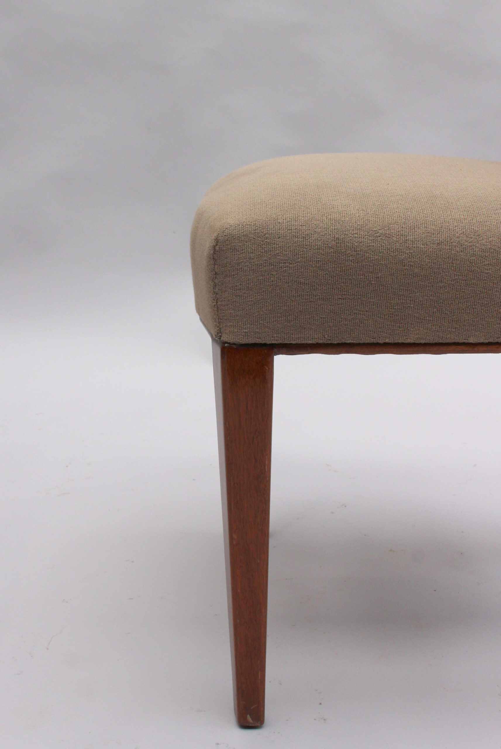 Set of 4 Fine French Art Deco Mahogany and Rosewood Side Chairs by Dominique - Image 10