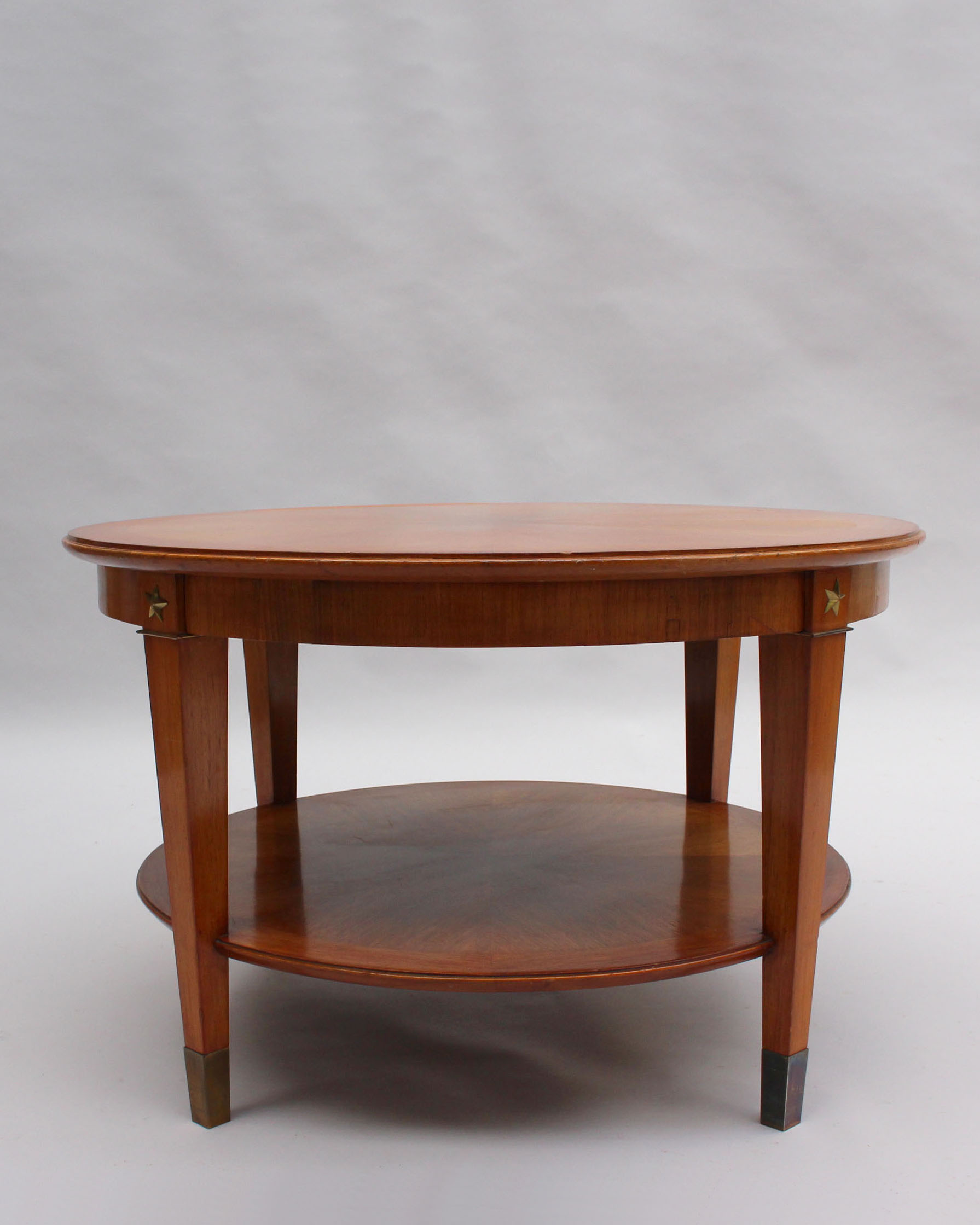 Fine French Art Deco Two-Tiered Gueridon by Dominique - Image 2