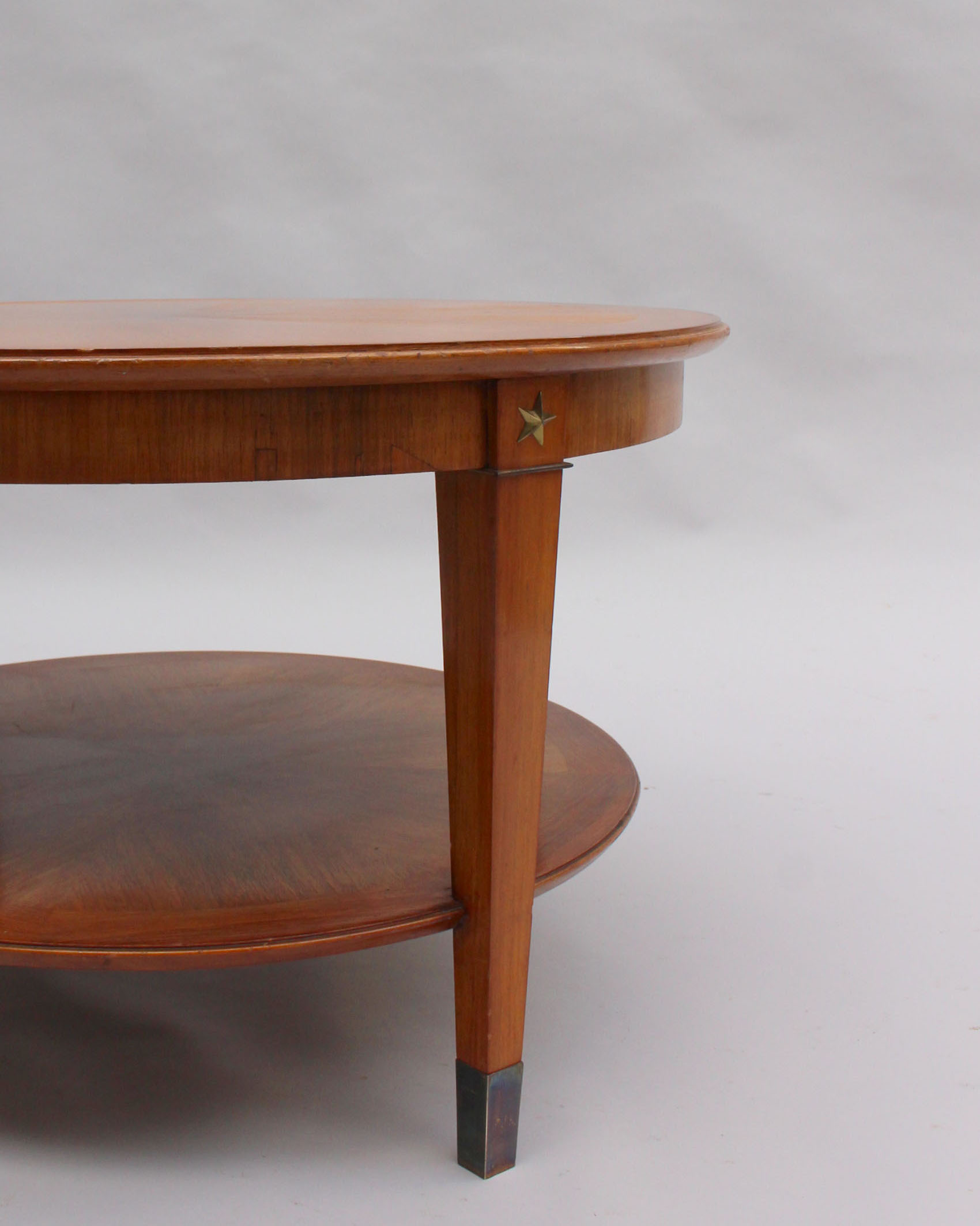 Fine French Art Deco Two-Tiered Gueridon by Dominique - Image 9