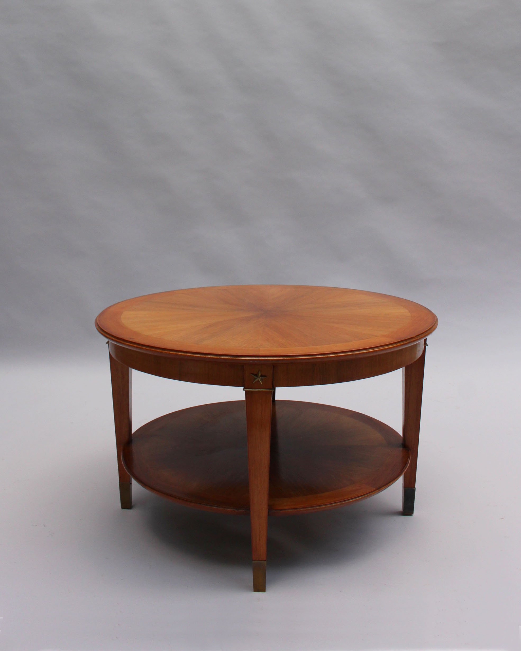 Fine French Art Deco Two-Tiered Gueridon by Dominique - Image 4