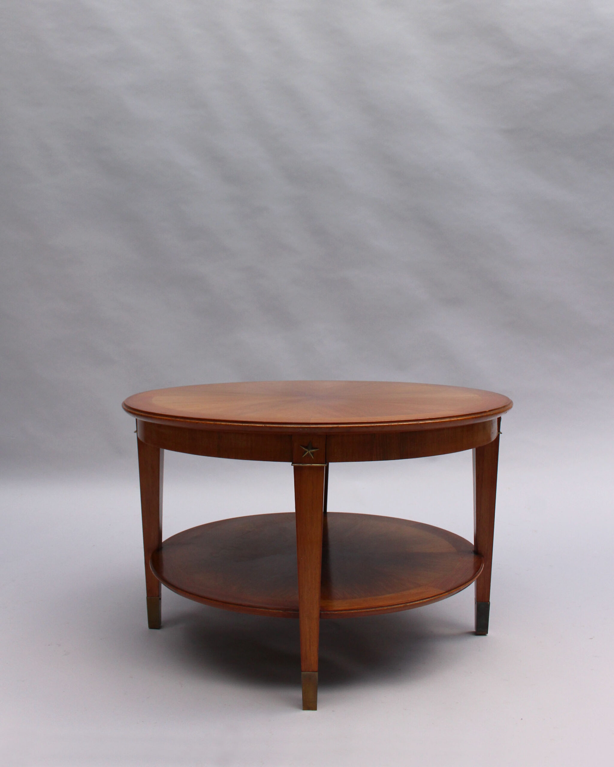 Fine French Art Deco Two-Tiered Gueridon by Dominique - Image 3