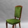 Set of 10 Fine French Art Deco Walnut Chairs by Jules Leleu (8 Side and 2 Arm)