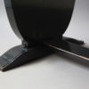 Fine French Art Deco Black Lacquered Dining or Writing Table