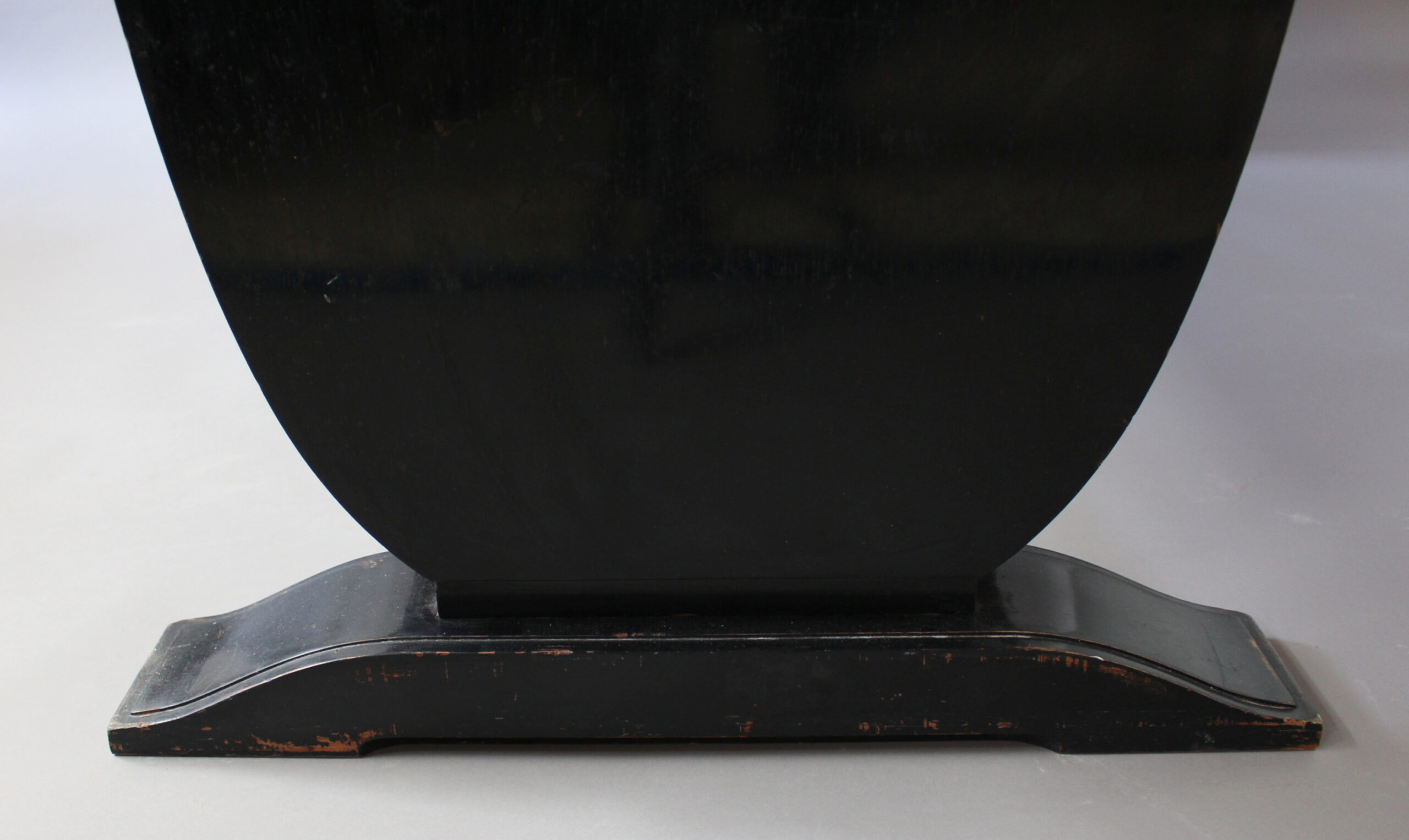 Fine French Art Deco Black Lacquered Dining or Writing Table - Image 12