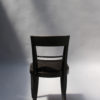 Set of Six French Art Deco Blackened Dining Chairs