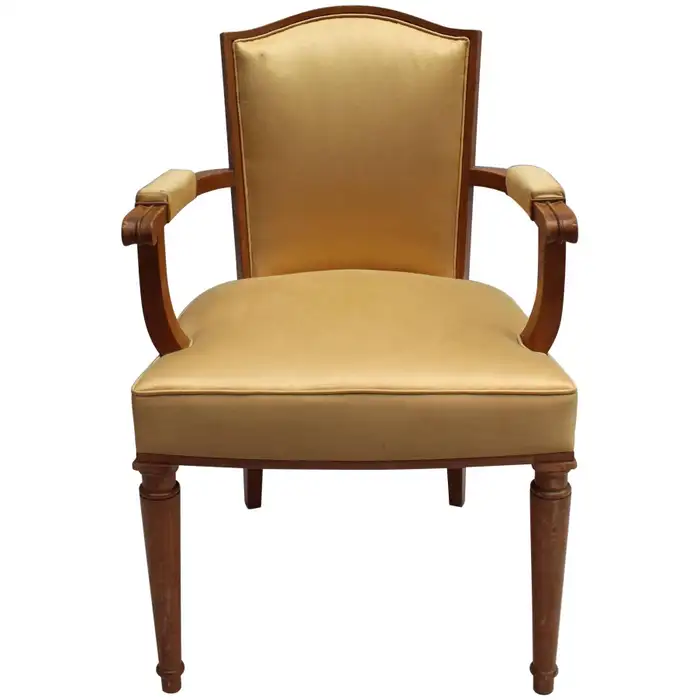 Fine French Art Deco Armchair by Jules Leleu