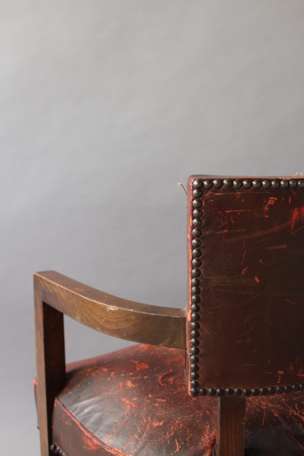 French Art Deco Desk Armchair - Image 6