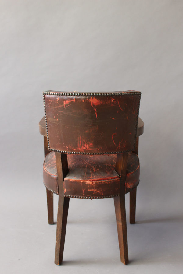 French Art Deco Desk Armchair - Image 7