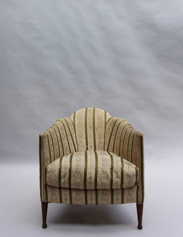 Pair of French Art Deco Armchairs - Image 3