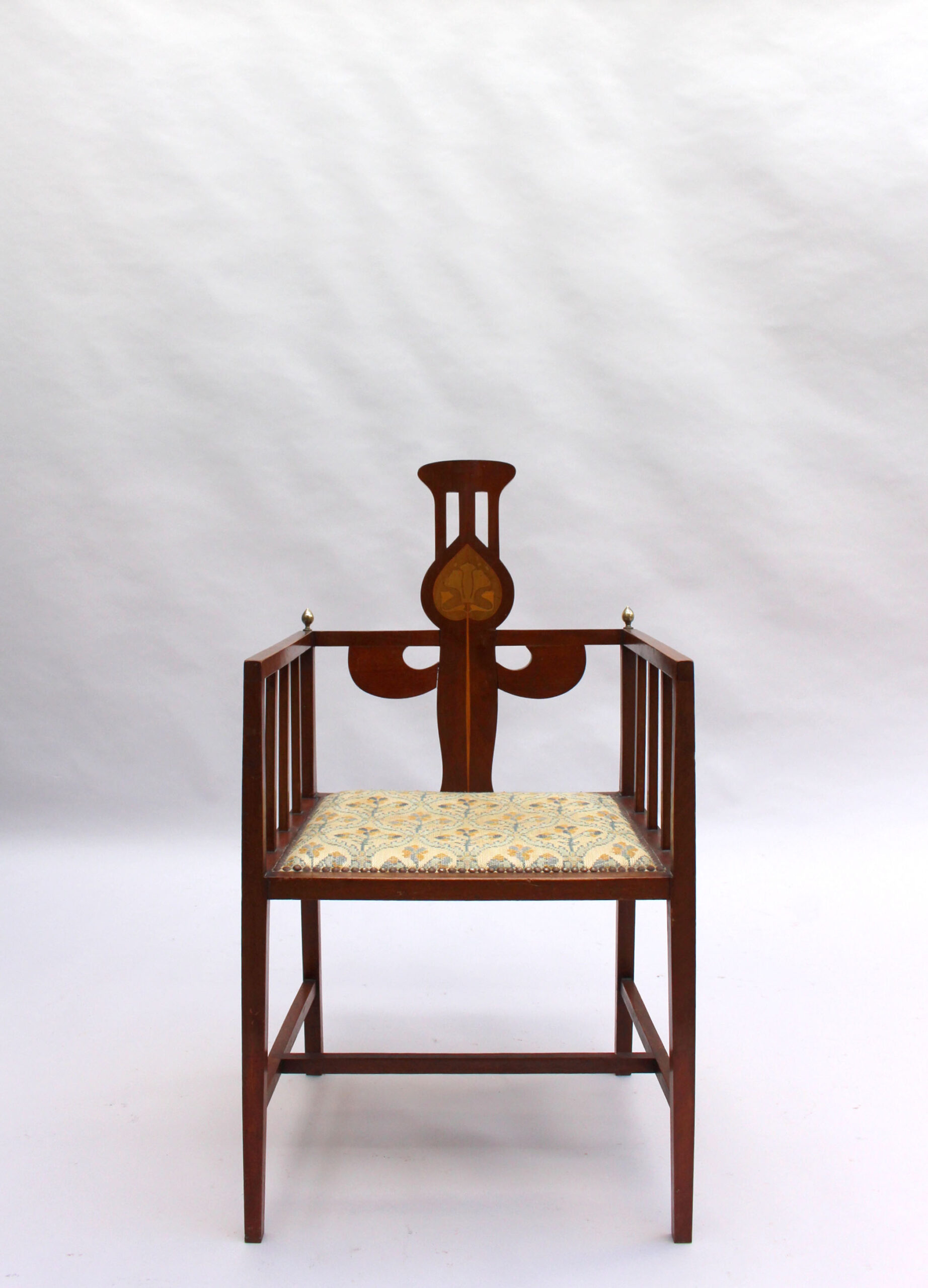 Fine Arts & Crafts Armchair by G M Ellwood, Made by J S Henry - On Hold - - Image 2