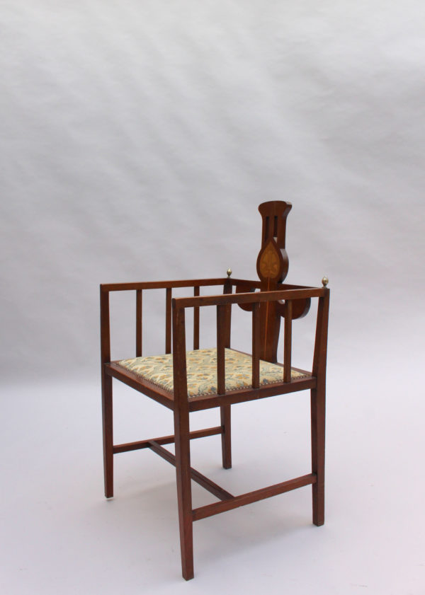 Fine Arts & Crafts Armchair by G M Ellwood, Made by J S Henry - Image 5