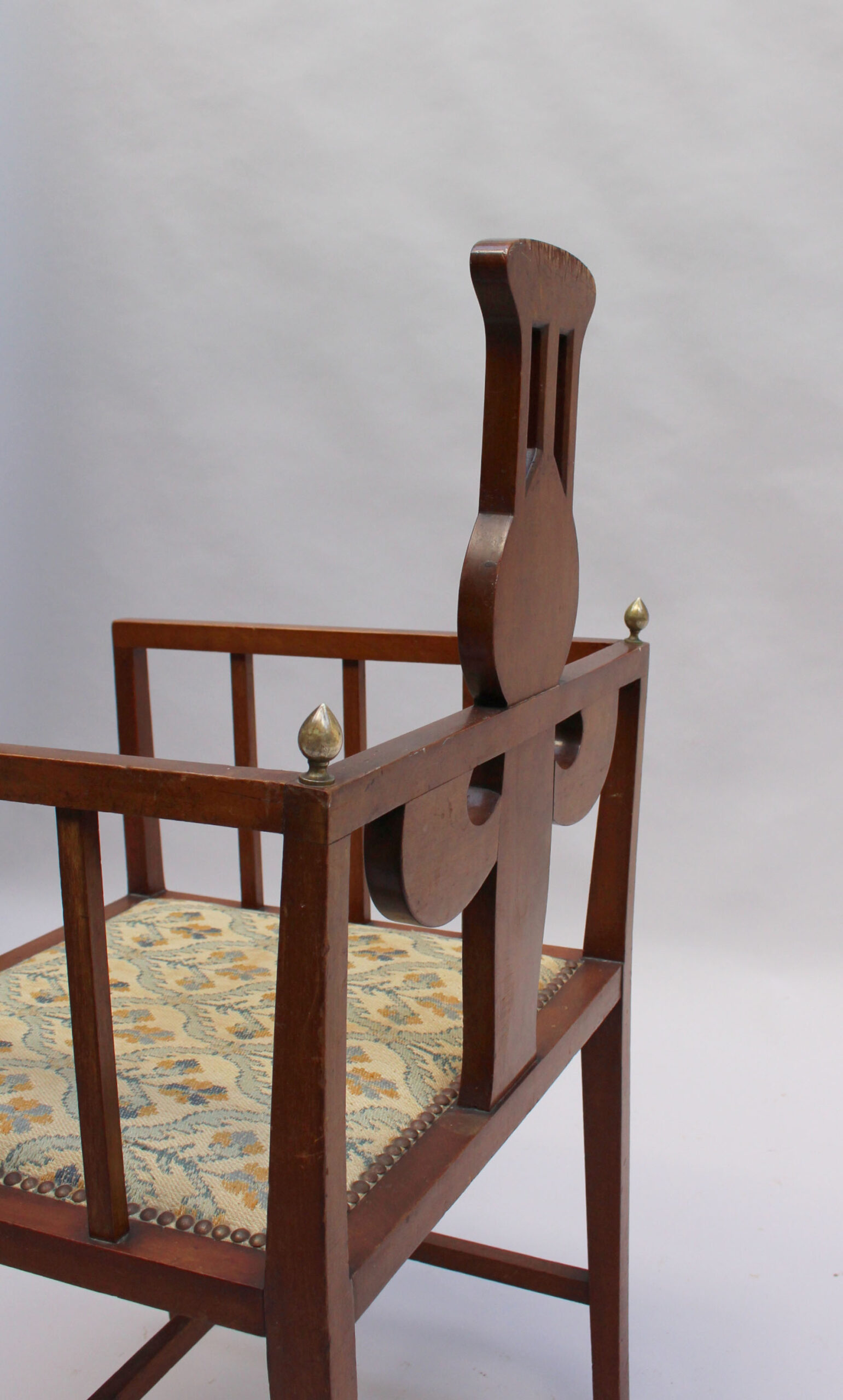 Fine Arts & Crafts Armchair by G M Ellwood, Made by J S Henry - On Hold - - Image 8