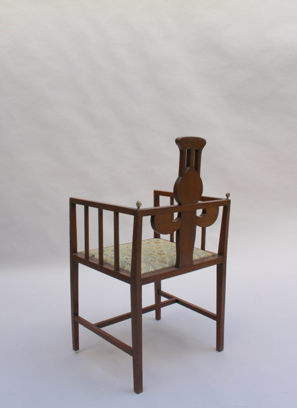 Fine Arts & Crafts Armchair by G M Ellwood, Made by J S Henry - Image 7