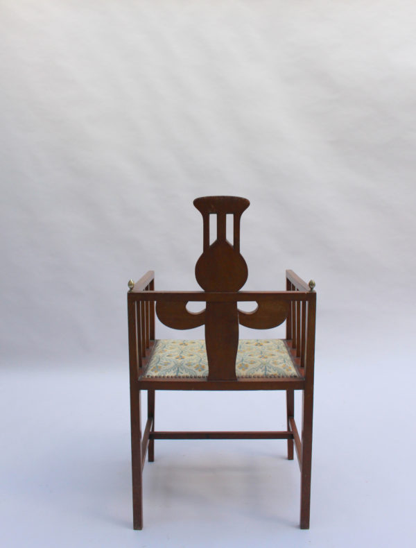 Fine Arts & Crafts Armchair by G M Ellwood, Made by J S Henry - Image 10