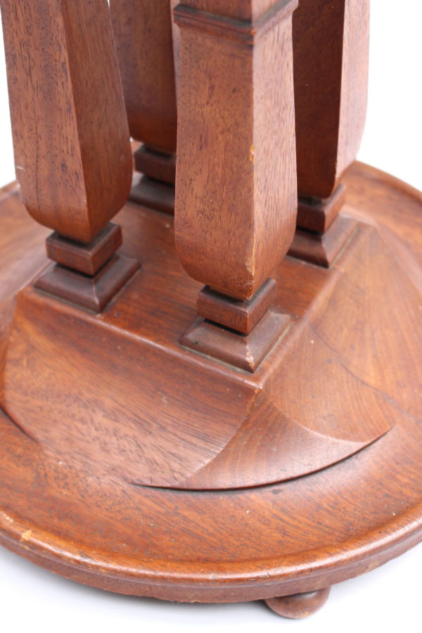 Fine French Art Nouveau-Art Deco Walnut Gueridon by Tony Selmersheim - Image 9