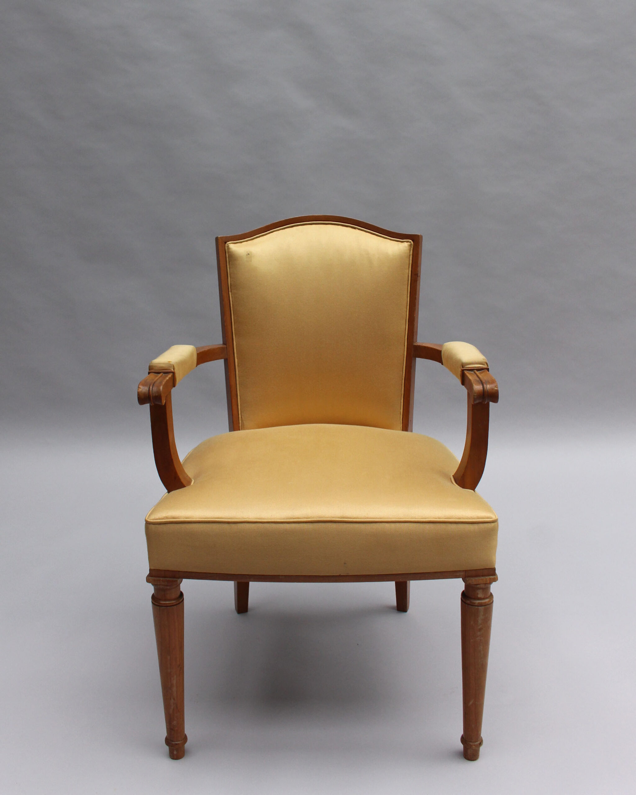 Fine French Art Deco Armchair by Jules Leleu - Image 2