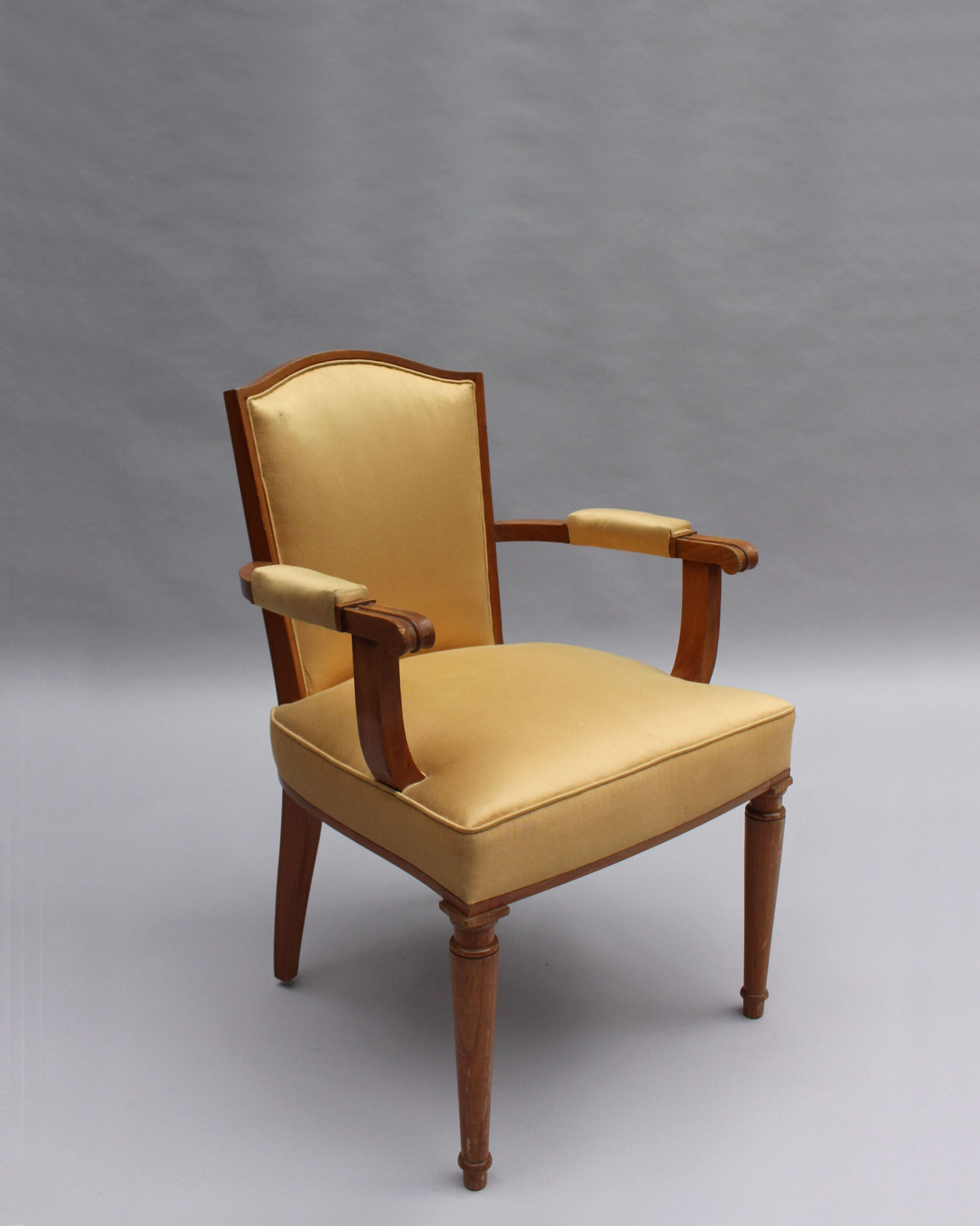 Fine French Art Deco Armchair by Jules Leleu - Image 3