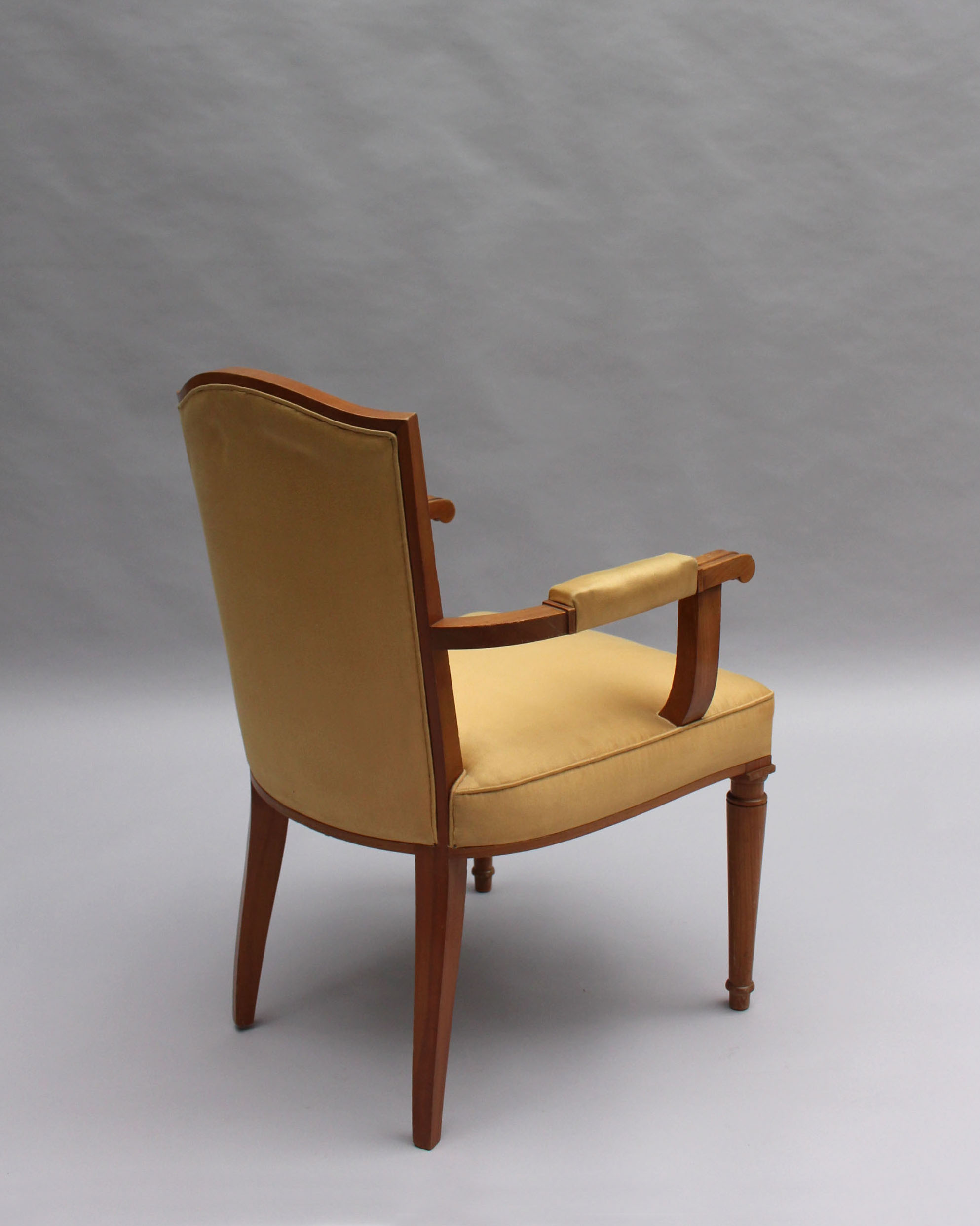 Fine French Art Deco Armchair by Jules Leleu - Image 5