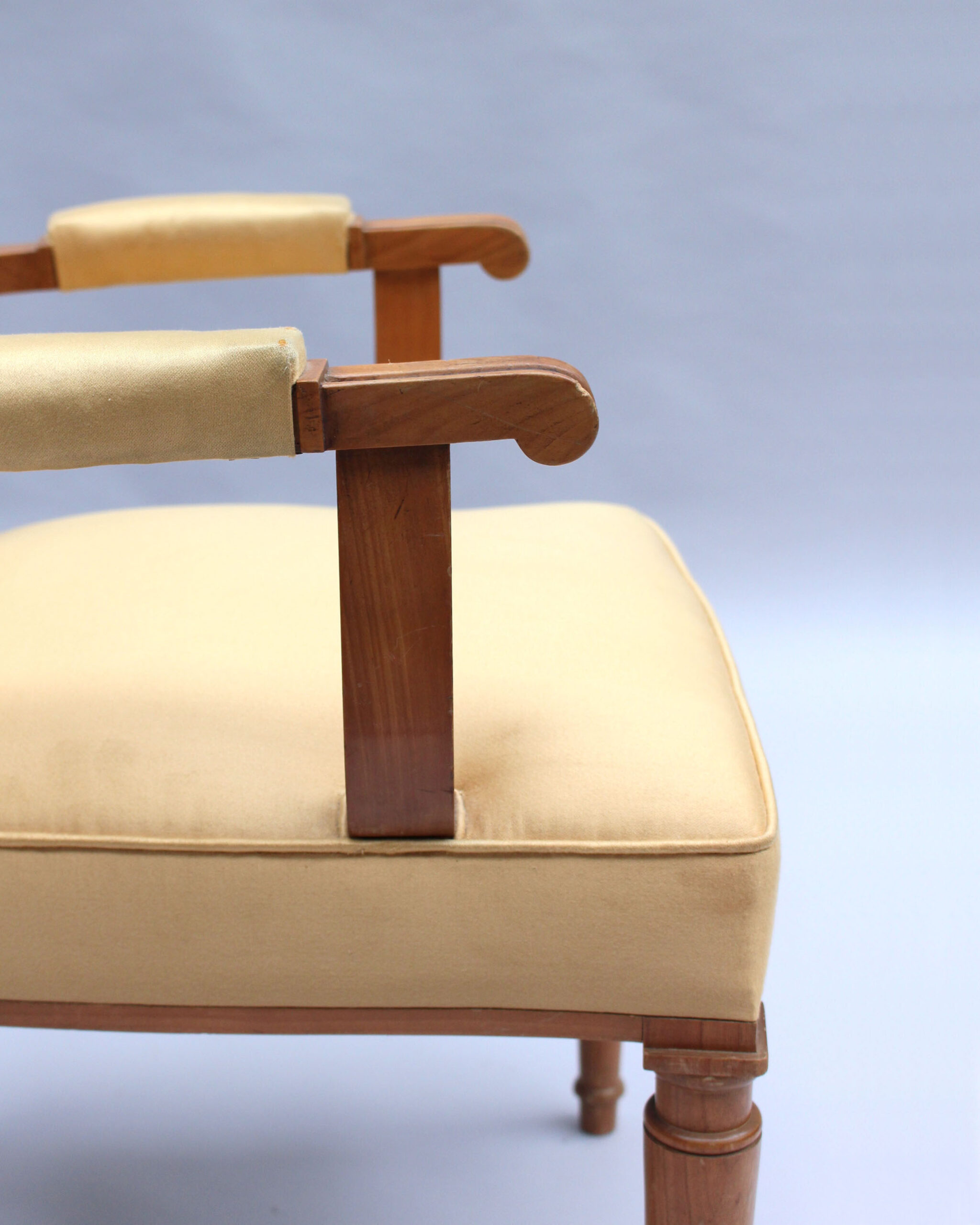 Fine French Art Deco Armchair by Jules Leleu - Image 8