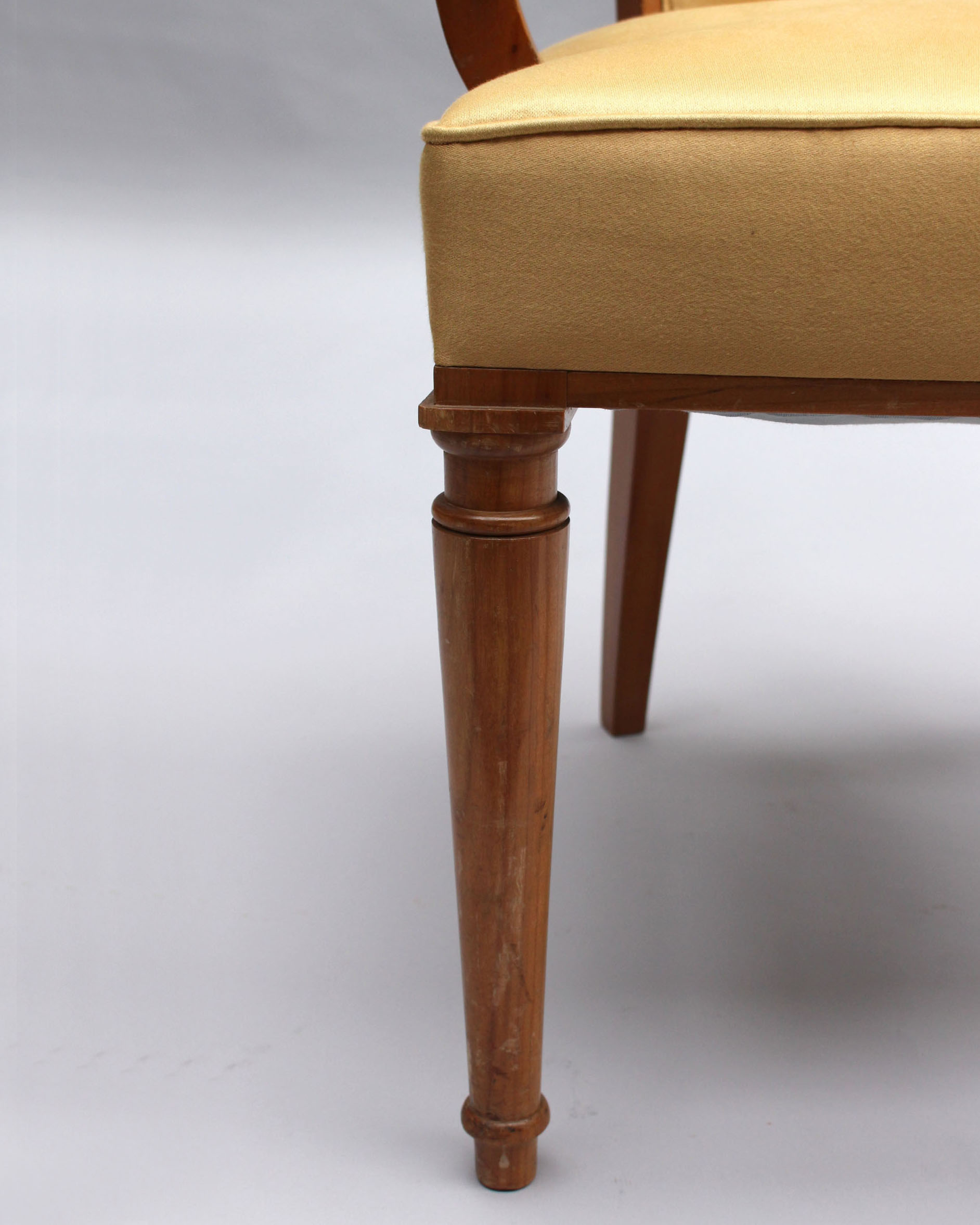 Fine French Art Deco Armchair by Jules Leleu - Image 10