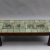 Fine French Mid-Century Ceramic Top Coffee Table by Jacques Blin