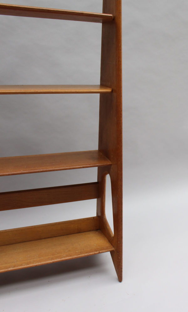 Fine French 1950s Oak Shelves by Pierre Cruege - Image 7