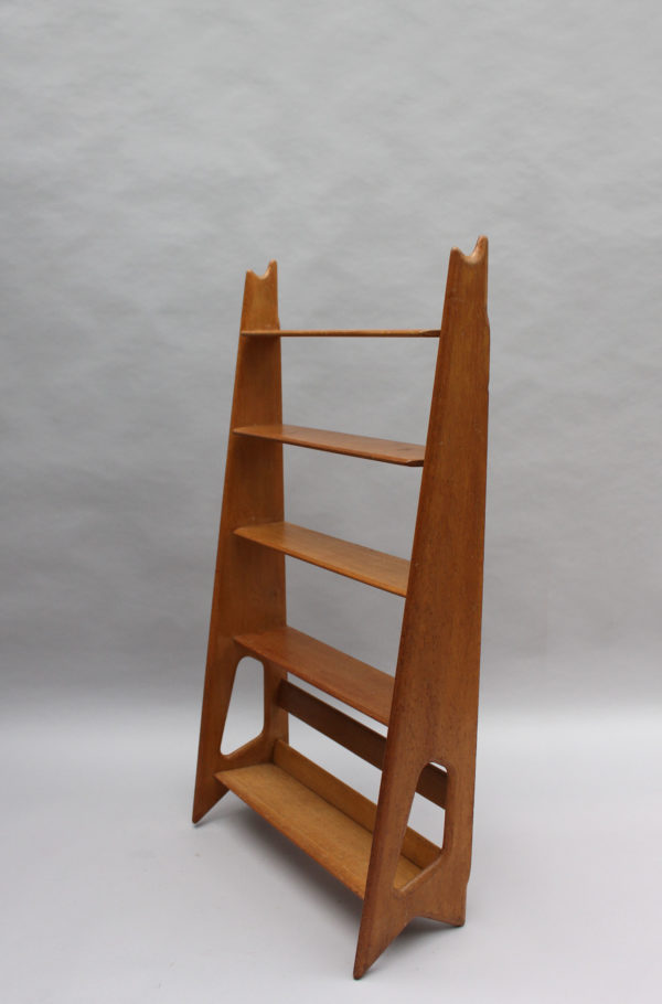 Fine French 1950s Oak Shelves by Pierre Cruege - Image 3