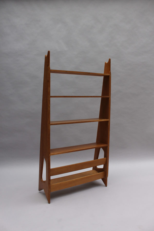 Fine French 1950s Oak Shelves by Pierre Cruege - Image 5