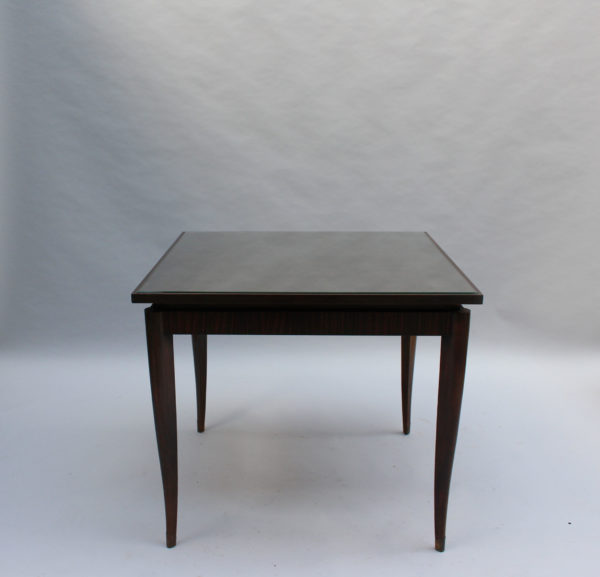 Fine French Art Deco Ebony Macassar Game Table - Image 3