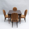 Fine French Art Deco Ebony Macassar Game Table