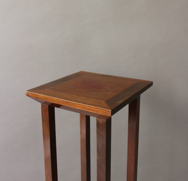 Fine French Art Deco Mahogany and Palisander Pedestal - Image 6