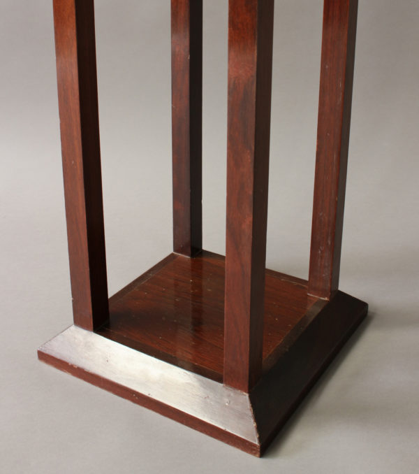 Fine French Art Deco Mahogany and Palisander Pedestal - Image 9