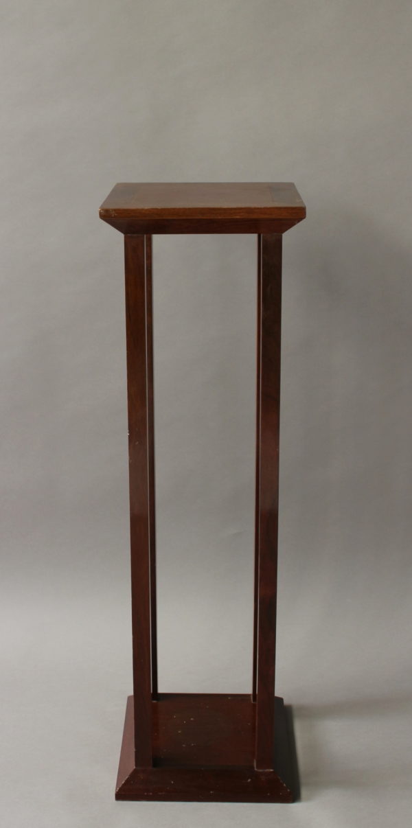 Fine French Art Deco Mahogany and Palisander Pedestal - Image 2