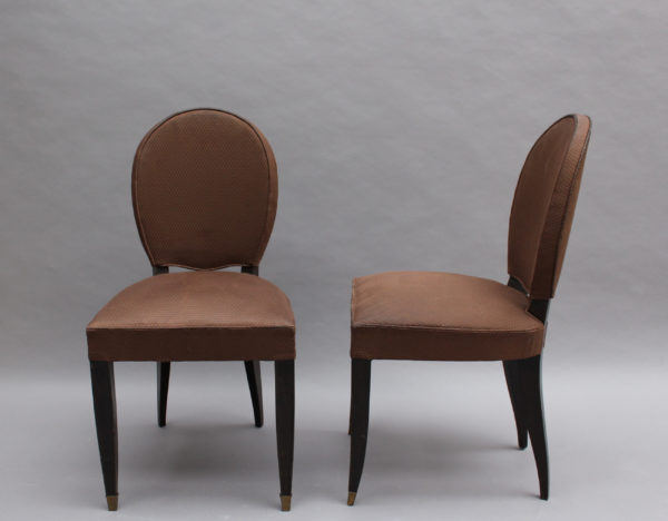 15 Fine French Art Deco Dining Chairs - Image 8