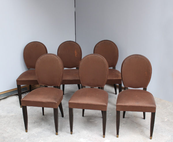 15 Fine French Art Deco Dining Chairs - Image 2