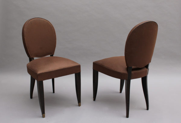 15 Fine French Art Deco Dining Chairs - Image 6