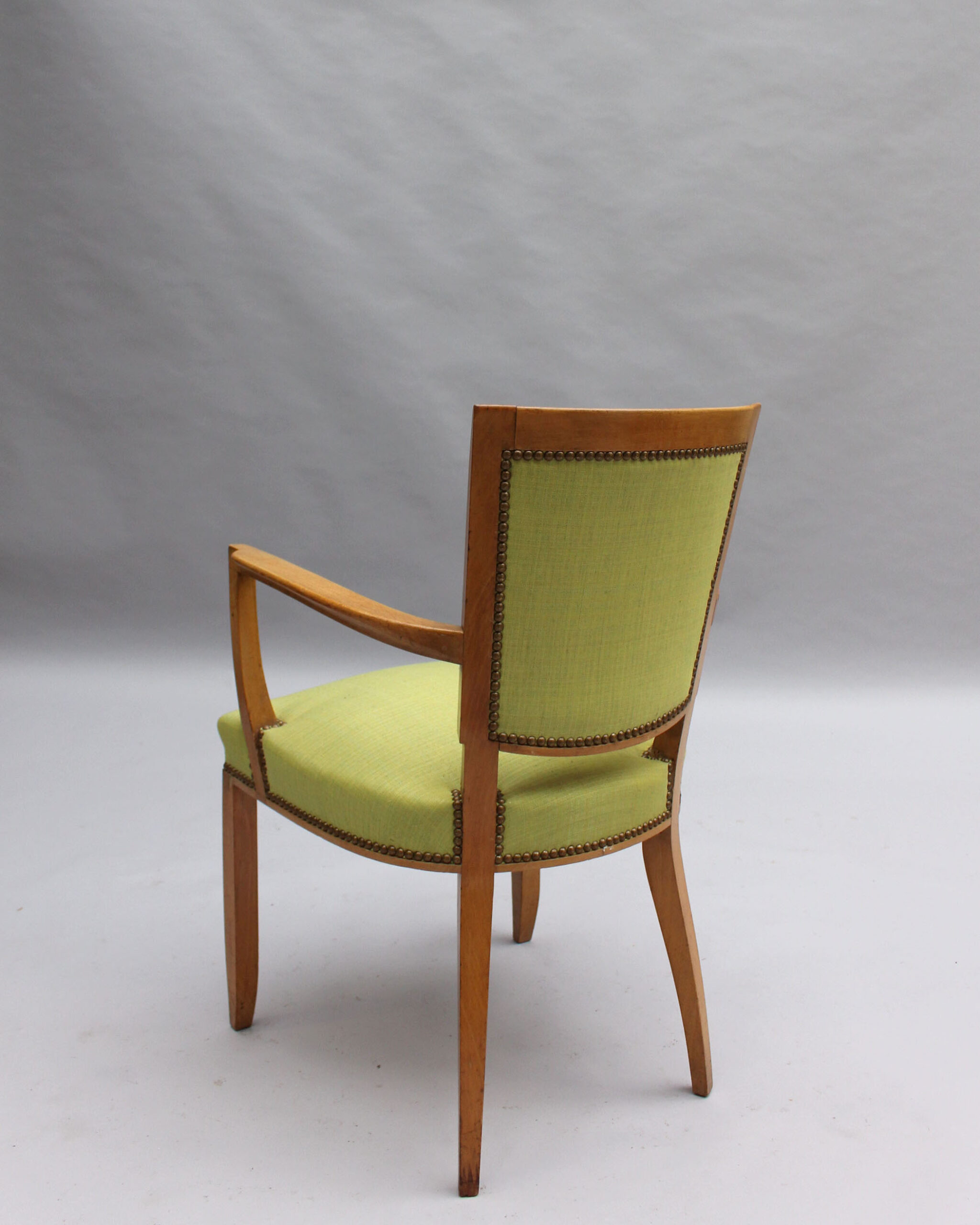 Pair of Fine French Art Deco Armchairs by Jules Leleu - Image 8