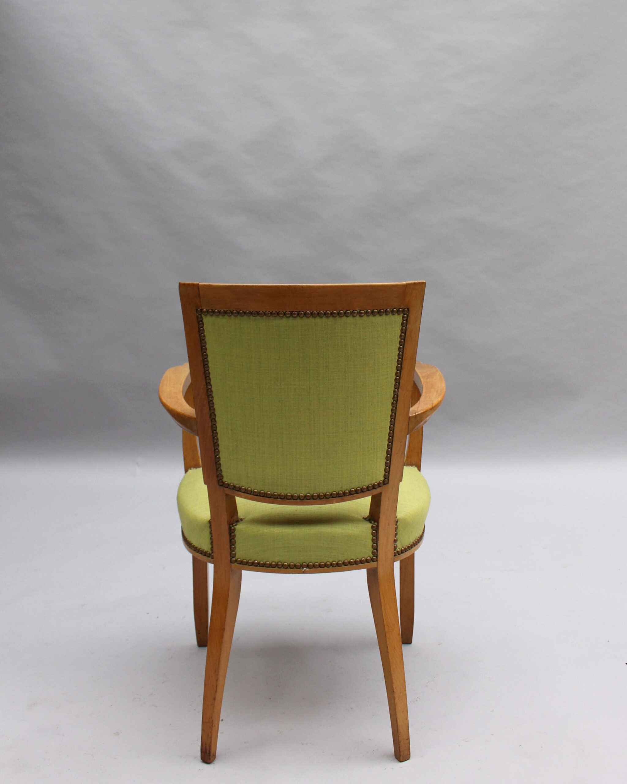 Pair of Fine French Art Deco Armchairs by Jules Leleu - Image 9