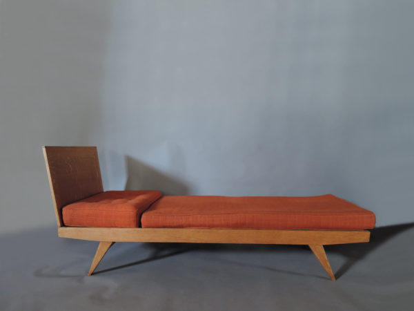 French 1950s Oak Banquette, Daybed by Free-Span - Image 3