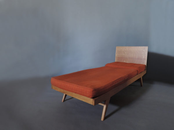 French 1950s Oak Banquette, Daybed by Free-Span - Image 4