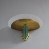 A Fine French Art Deco Glass and Bronze Sconces by Jean Perzel